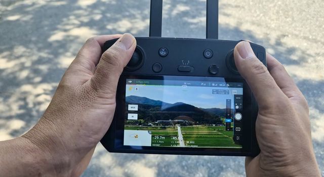 화순군, 드론 폭염 예찰 활동