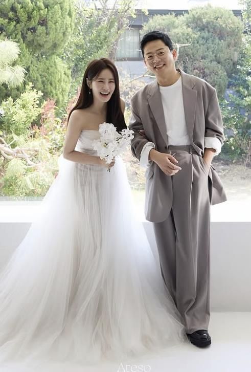 김준호, 김지민 웨딩 사진