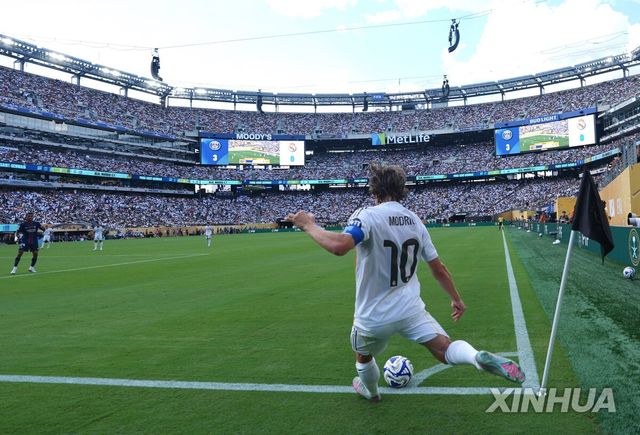 레알 마드리드-PSG 경기 장면