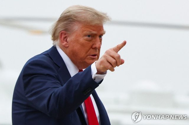 도널드 트럼프 미 대통령