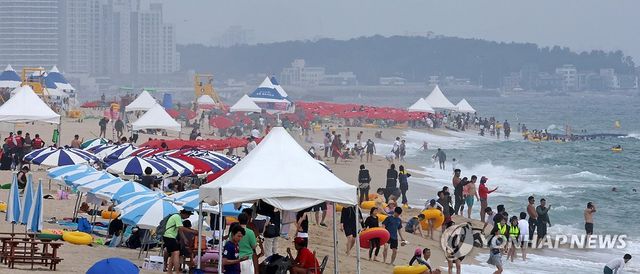 피서는 경포 바다가 최고