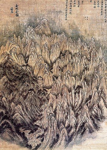 국보 '정선 필 금강전도'