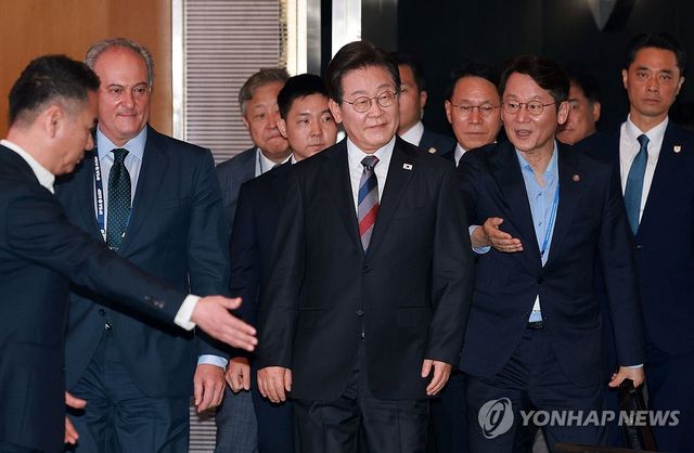 이재명 대통령, 세계정치학회 서울총회 개막식 참석