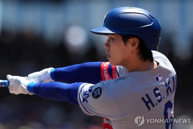 전반기 깜짝 활약을 펼친 다저스 김혜성