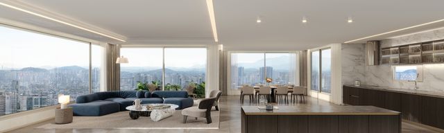 대우건설의 개포우성7차 3면 조망 예시 이미지