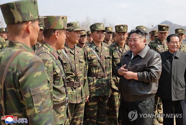 김정은, 특수부대 훈련시찰