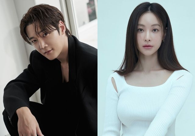 배우 최진혁(조)과 오연서(우)