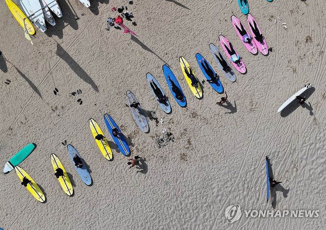 서핑 천국 양양