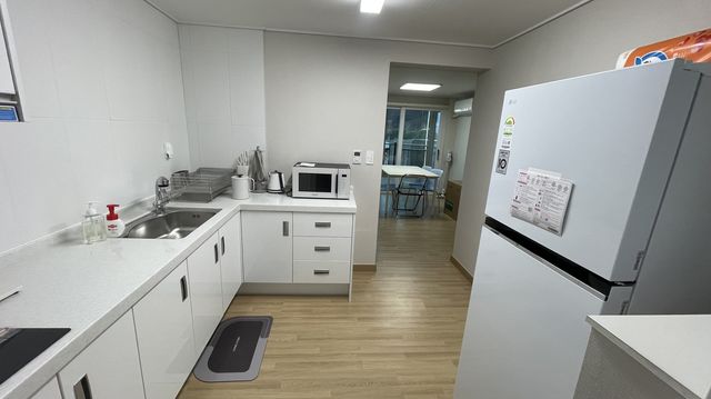 남원시 만원주택의 리모델링 마친 주방 모습