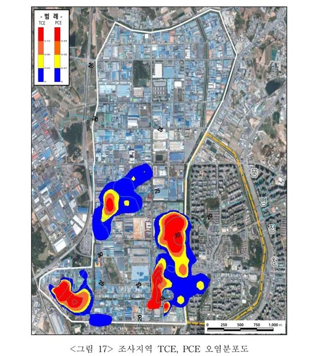 광주 하남산단 지하수 발암물질 오염
