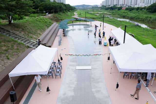 고양시, 창릉천 세솔다리 일원 '발물놀이터' 개장