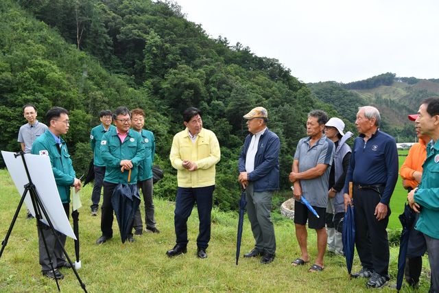  '군민과 함께하는 민생현장 투어 시즌3' 가뭄 대비 저수지 현장 점검