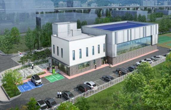 원도심 생활밀착형 체육관 조감도