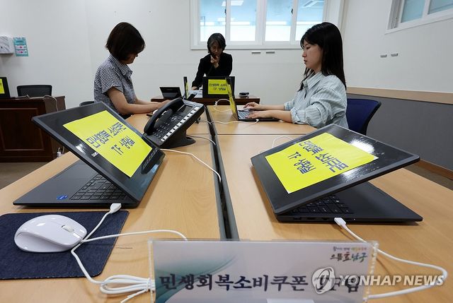 '민생회복 소비쿠폰' 지급 준비