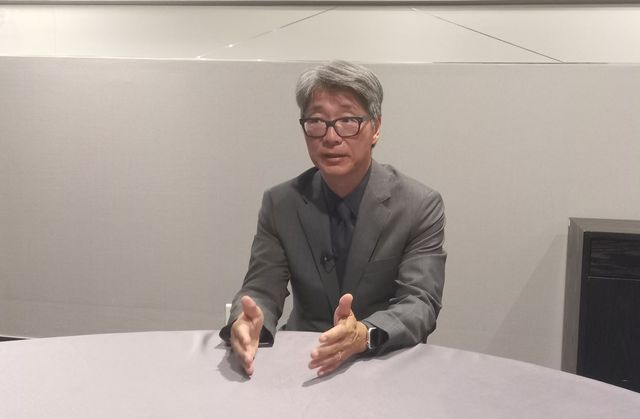 연합뉴스와 인터뷰하는 이태구 미국정치학회장