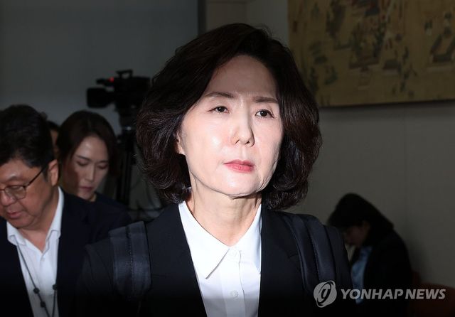 오전 청문회 마친 이진숙 후보자