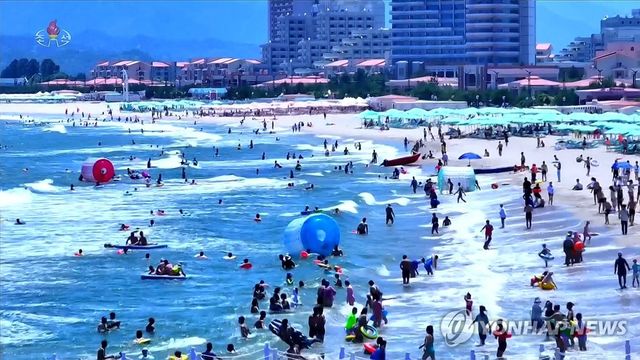 북한, 원산갈마해안관광지구 연일 흥성