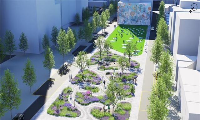 세운지구 도심공원 조감도