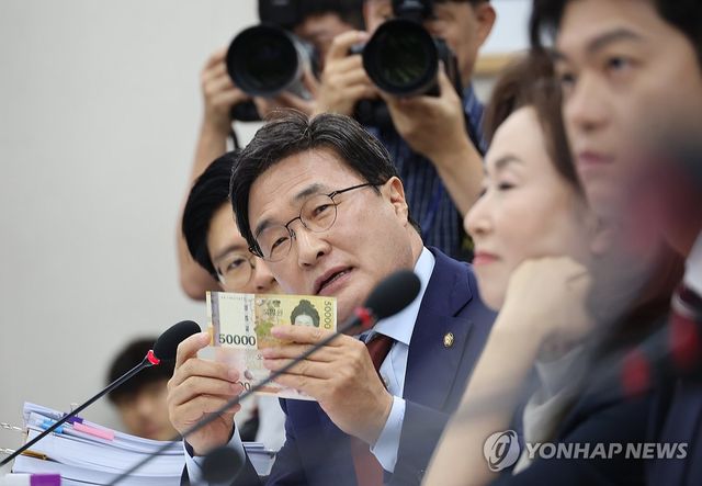 질의하는 김대식 의원