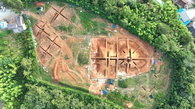 '함평 마산리 표산고분군' 발굴 조사 구역 전경