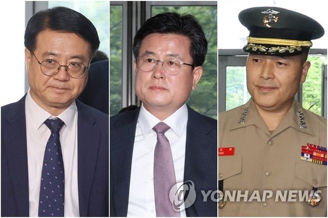 해병특검 출석한 최주원·강의구·박정훈