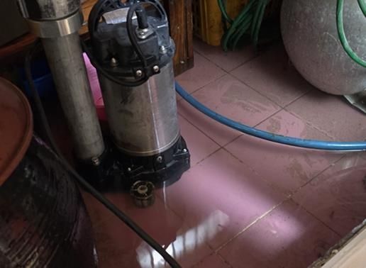 빗물 침수된 공동주택