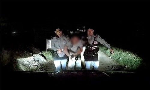 추격전 끝에 체포된 A씨