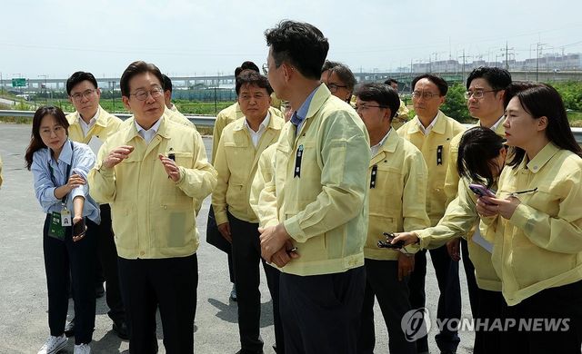 이재명 대통령, 오송 참사 2주기 현장 점검