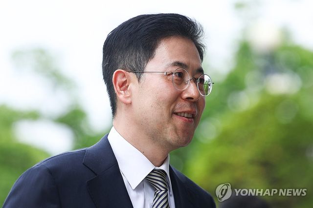 탄핵 심판 변론기일 출석하는 손준성 검사