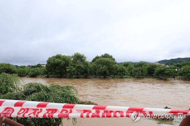 범람한 공주 유구천