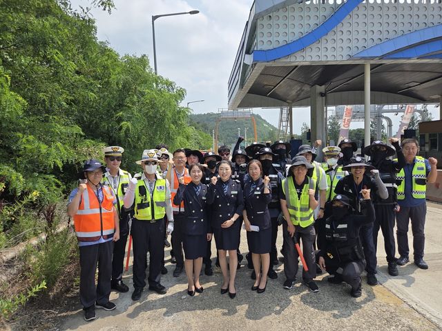 교통안전공단 국민참여형 연합단속 현장