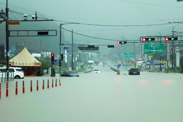 1번 국도 침수
