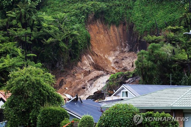 뉴질랜드 산사태