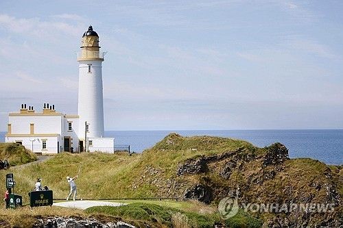 2009년 디오픈 때 턴베리 골프클럽 전경.