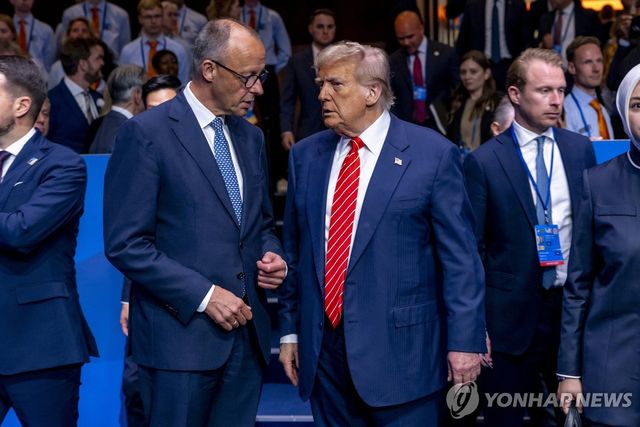 메르츠 총리와 트럼프 대통령