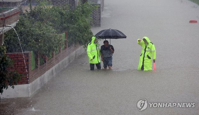지난 17일 창녕군 도천면 집중호우