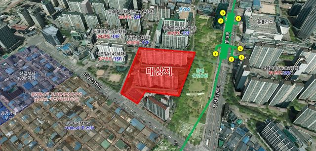 문래동 국화아파트 위치도