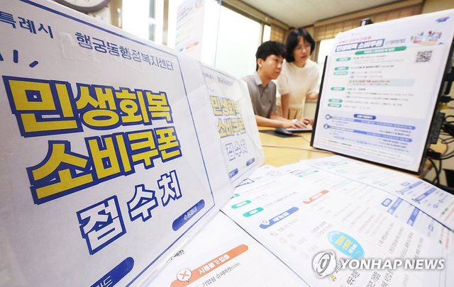 민생회복 소비쿠폰 신청 접수 준비