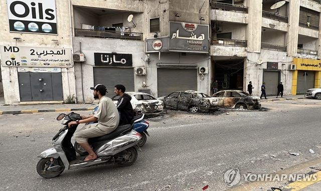 리비아 트리폴리 시내