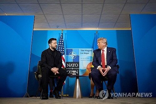 젤렌스키 대통령과 트럼프 대통령