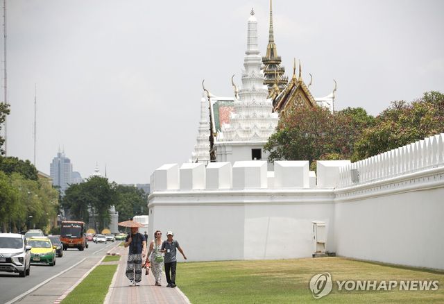 태국 방콕 왕궁 거리