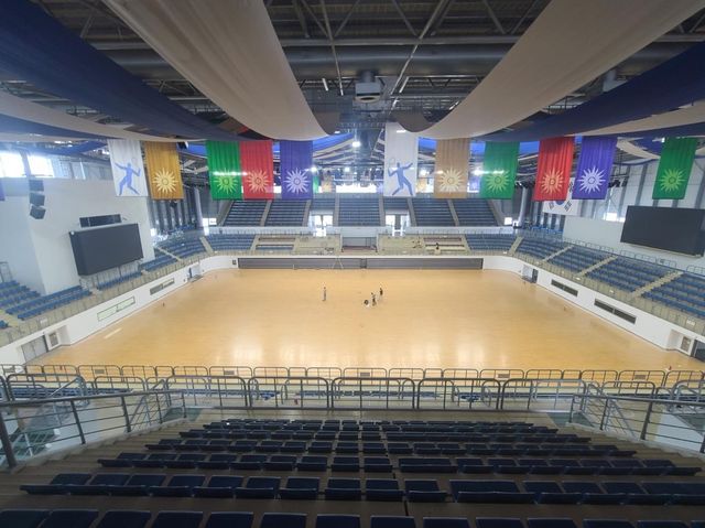 OK저축은행 배구단이 홈구장으로 쓸 강서체육관 관중석 등 체육관 내부