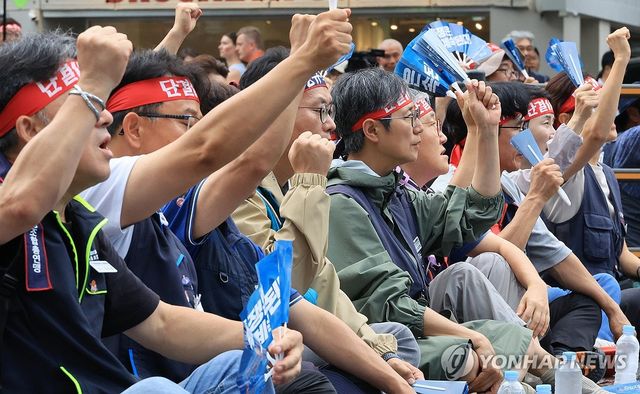민주노총, 총파업ㆍ총력투쟁 대행진