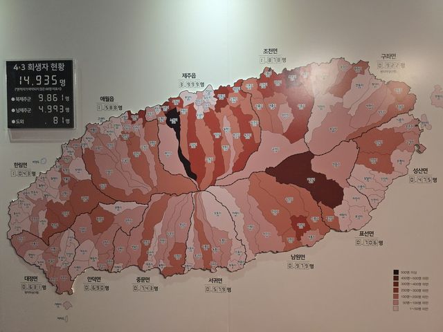 제주4·3 희생자 현황표