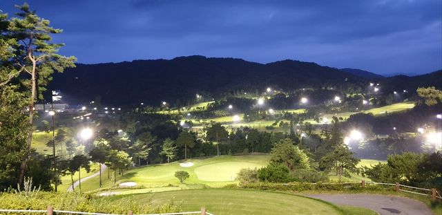 벨라스톤CC 야간 모습. 