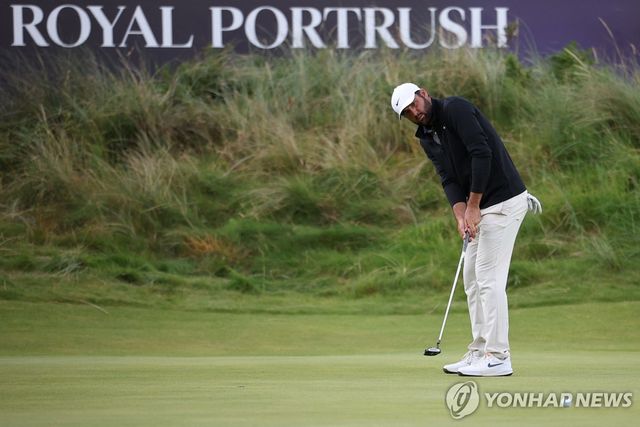 스코티 셰플러의 경기 모습