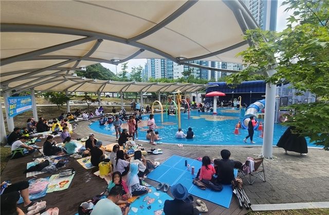 울주군 가온공원 물놀이장