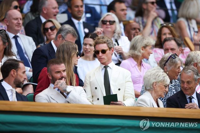 올해 윔블던 로열박스 모습. 