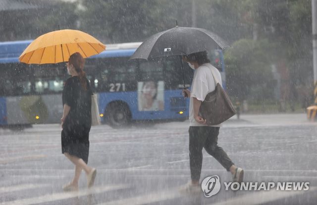 폭염 속 소나기