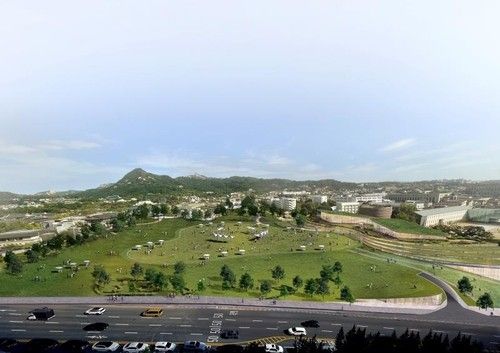 송현문화공원 조감도